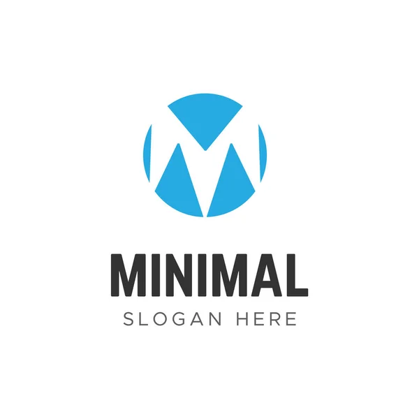 Bokstaven Vektor Linje Logotyper Minimalism Logotyp — Stock vektor