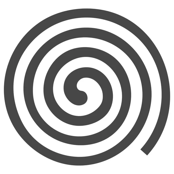 Spirale Psychédélique Avec Rayons Radiaux Tourbillon Spin Vecteur Comique — Image vectorielle