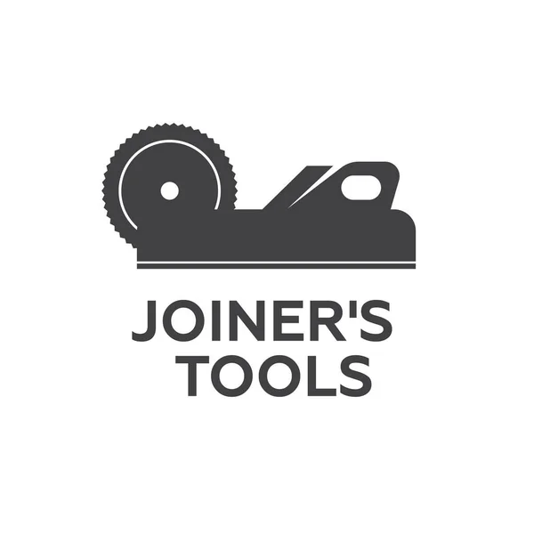 Ένα Σύνολο Λογότυπα Εμβλήματα Του Διανύσματος Ξυλουργικά Εργαλεία Διάνυσμα Εργαλεία — Διανυσματικό Αρχείο