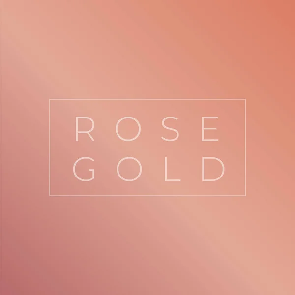 Roségold Gradient Collection Roségold Vektor Hintergrund — Stockvektor