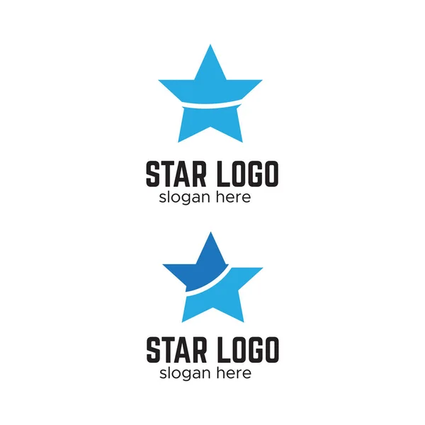 Sterren Vector Logo Sterrenbusiness Vector Logo Vorm — Stockvector