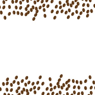 Kavrulmuş kahve çekirdekleri arka plan. Arabica kahve fasulye organik afiş