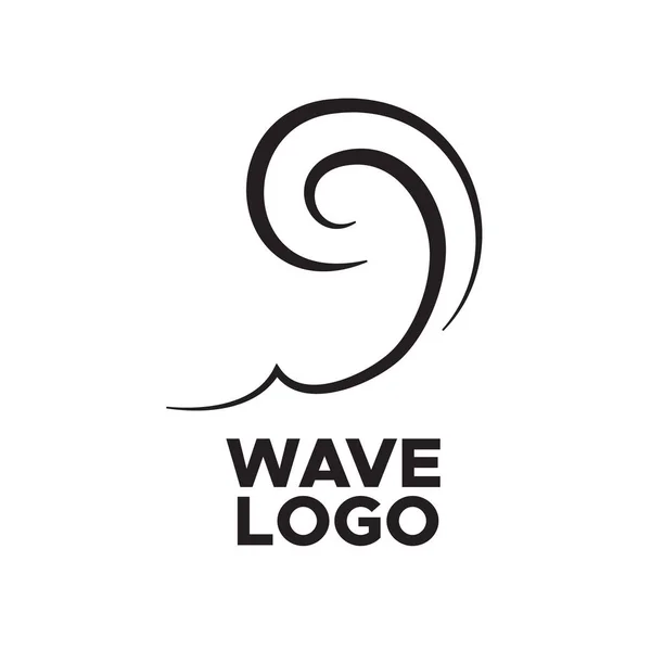Emblema Clube Surf Cartaz Surf Com Ondas Mar — Vetor de Stock