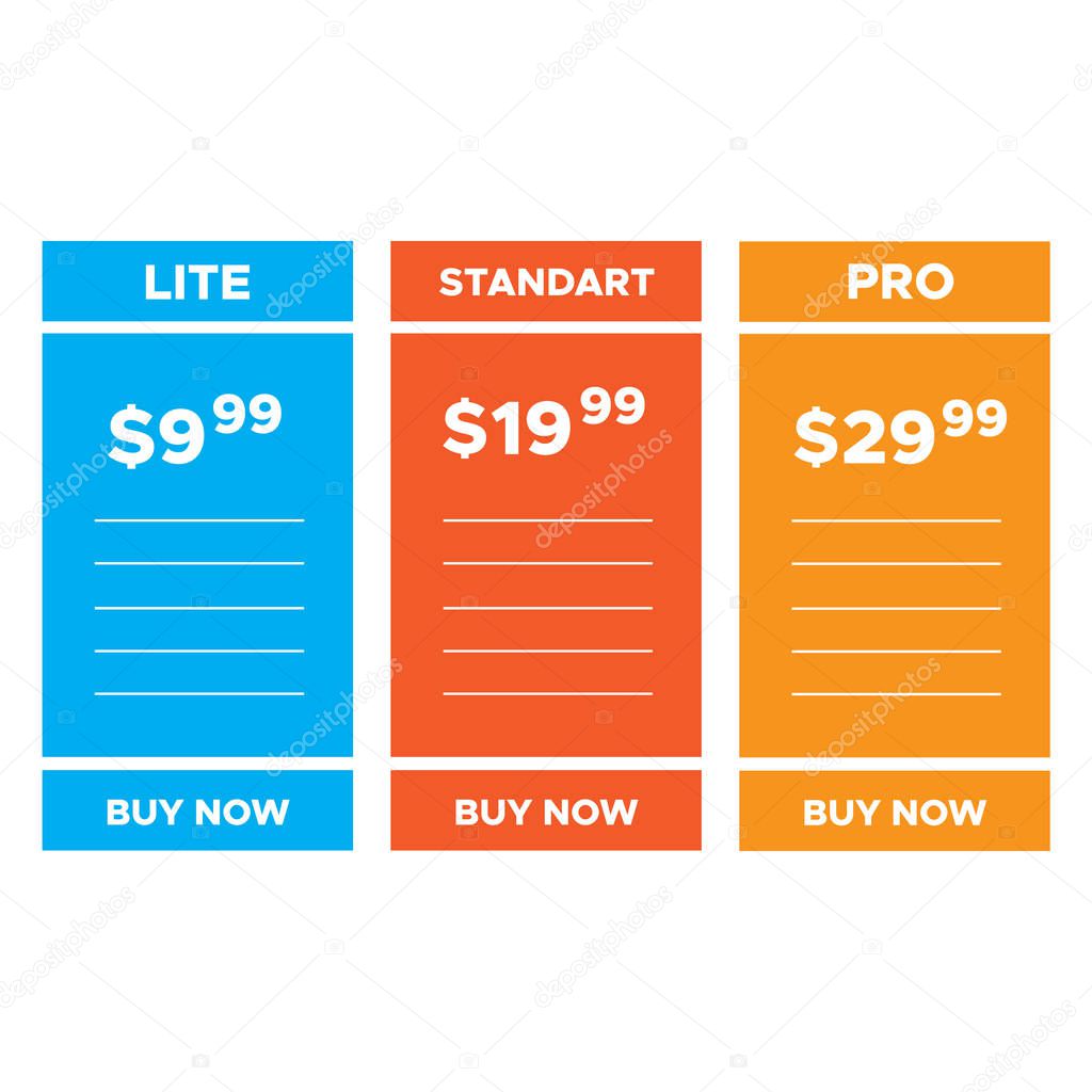 Pricing background. Price banner blank page. Flyer sale template