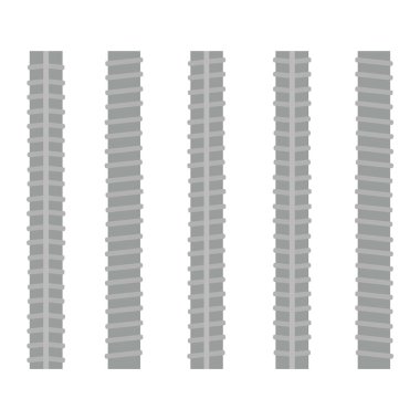 Çelik demirler. Demir yapı, armatür vektör çizimi