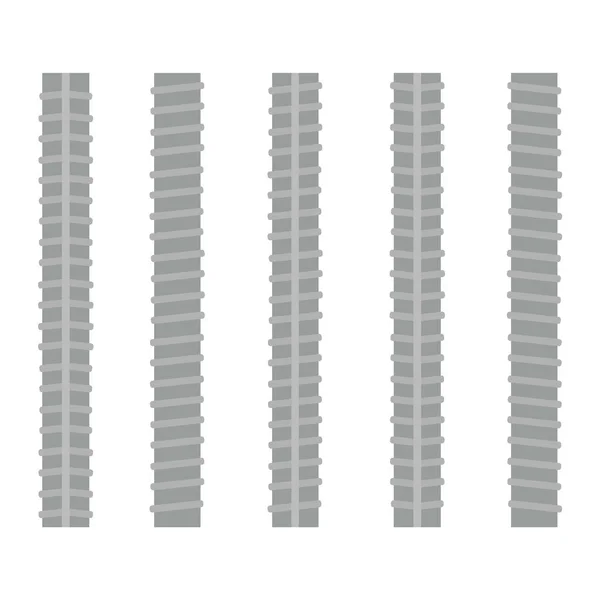 Stahlbewehrung Eisenkonstruktion Armaturenvektorillustration — Stockvektor