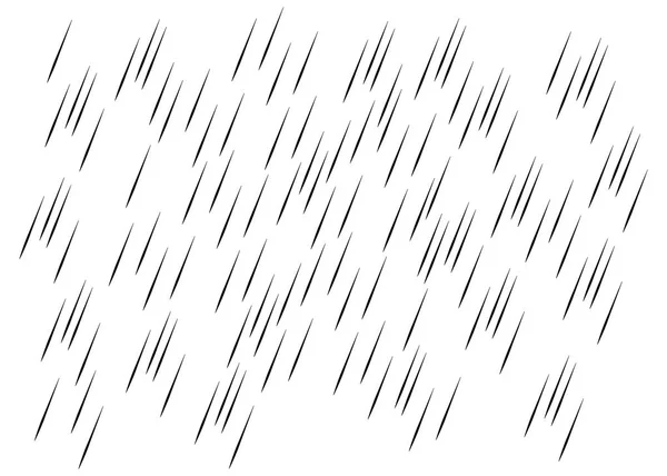 Rain Transparent Background Water Drops Rainfall Vector Pattern — Stock Vector