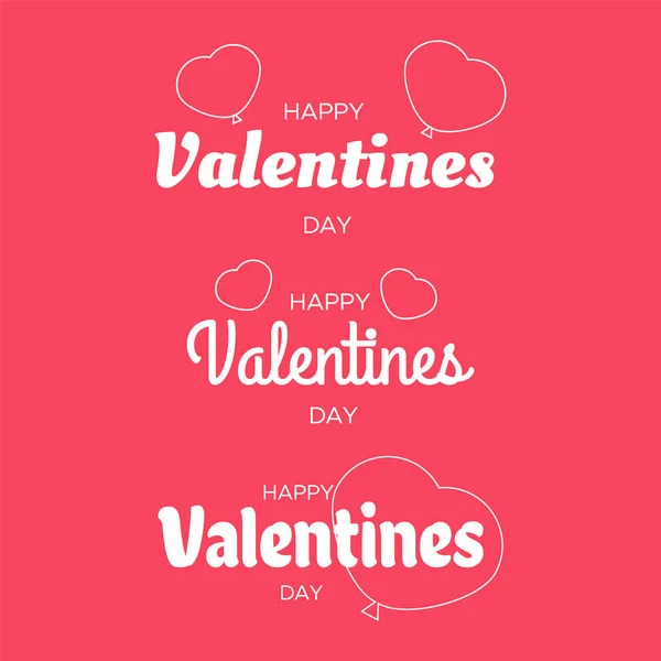 Vintage Valentines Dag Vektor Bannere Jeg Elsker Gratulasjonskort Retro Valentines – stockvektor