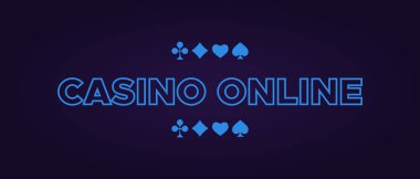 Kumarhane vektör işareti ayarlandı. Kumar makinesi sembolleri. Şanslı 7 vektör