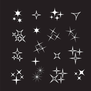 Parlak ışıklar ayarlandı. Parlak havai fişek, dekorasyon pırıltısı, parlak ışık