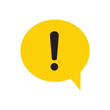 Tehlike uyarısı ya da ünlem işareti. Tehlike işareti tasarımı. Dikkat hatası simgesi