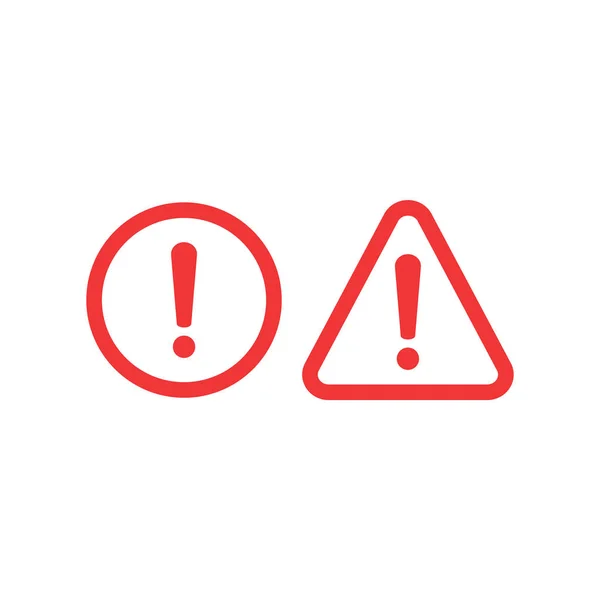 Danger Sign Design Caution Error Icon — Stock Vector