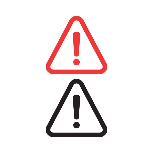 Warning Icon Vector Attention Icon Danger Symbol Alert Icon — Stock Vector