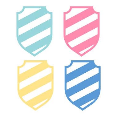 Koruma ve güvenilirlik kalkan sembolü. Güvenlik SIG kalkan