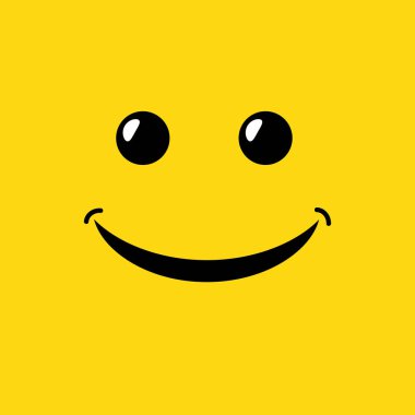 Dünya Gülme Günü 6 Ekim bayrağı. Smlie çizer