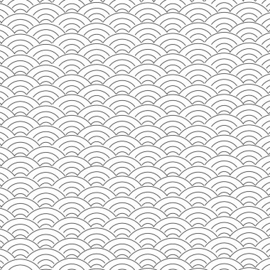 Japon daire vektör deseni. Japon şablonu vektörü 