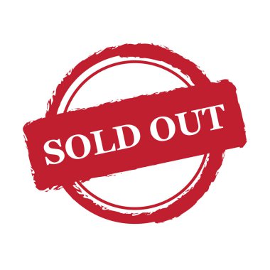 Kauçuk damga sattım. Pullar tükendi grunge. Biletler tükendi.