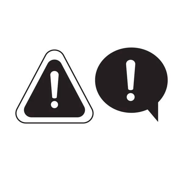 Warning Icon Attention Icon Danger Symbol Alert Icon — Stock Vector