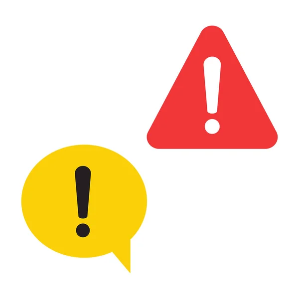 Danger Warning Attention Exclamation Sign Danger Sign Design Caution Error — Stock Vector