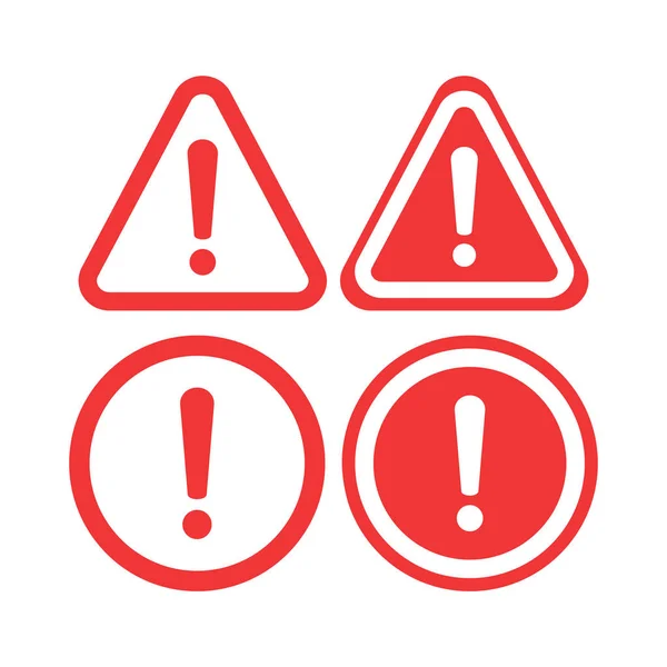 Warning Icon Vector. The attention icon. Danger symbol. Alert ic — Stock Vector