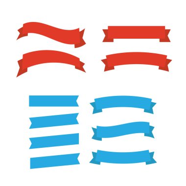 Vektör kurdeleleri izole edildi. Sancak kurdele vektörü ayarlandı