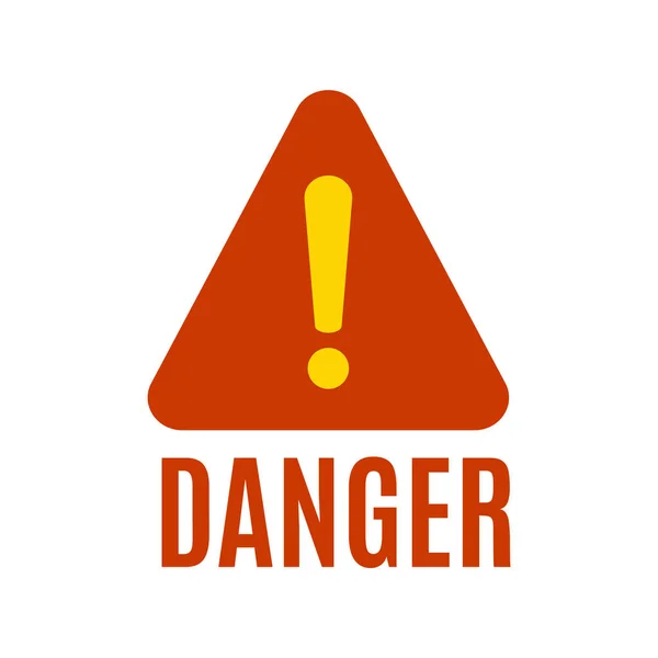 Внимание, пожалуйста, значок или баннер. Дизайн знака опасности. Значок ошибки предосторожности — стоковый вектор