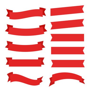 Kurdele büyük tasarım. Kurdele flaması grafik element vektörü. Kurdele pankartı arkaplanı.