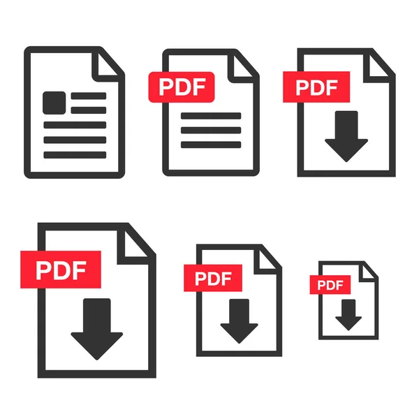 Bestand Pictogram Platte Afbeelding File Vector Download Icoon File Web — Stockvector