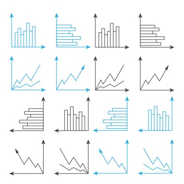 Çizim işi grafiği. Grafikler vektör karalama bilgisi