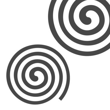 Radyal ışınlı psikedelik spiral. Döndürme komedi vektörü