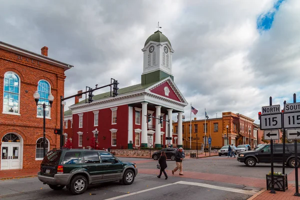 Charles Town Amerikai Egyesült Államok 2018 November Történelmi Törvényszék Belvárosban — Stock Fotó