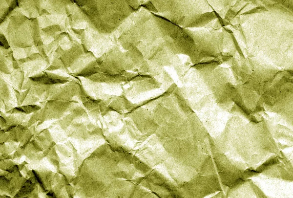 Wrinckles Sarı Tonda Eski Kağıt Arka Plan Tasarım Için Doku — Stok fotoğraf