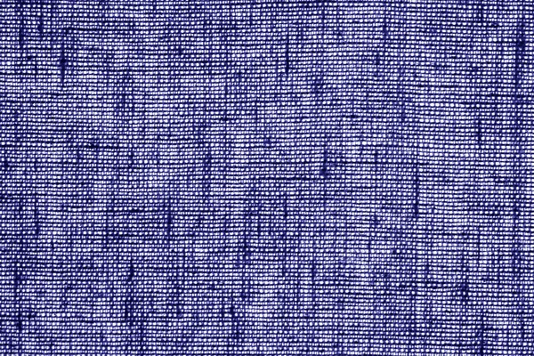Pamut Szövet Szerkezete Kék Színű Absztrakt Háttér Textúra — Stock Fotó