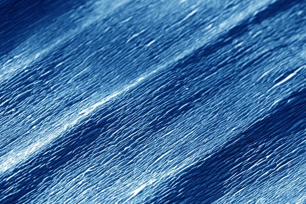 Papier Crêpe Effet Flou Couleur Bleu Marine Contexte Texture Abstraits — Photo