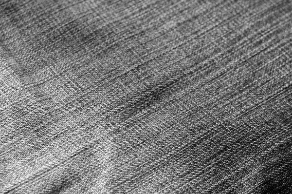 Jeans Cloth Pattern Blur Effect Black White Abstract Background Texture — Stock Photo, Image