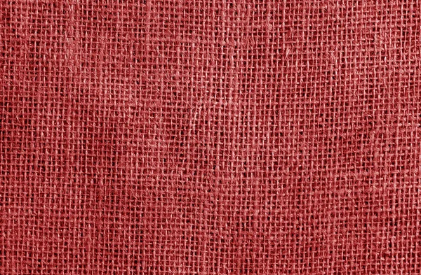 Katoen Stof Textuur Rode Kleur Abstracte Achtergrond Textuur — Stockfoto