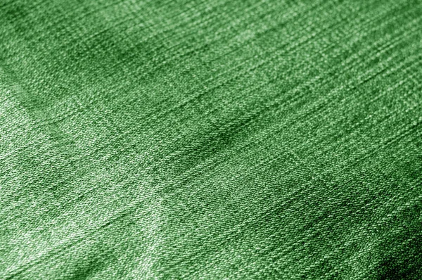 Jeans Cloth Pattern Blur Effect Green Tone Abstract Background Texture Stock Picture