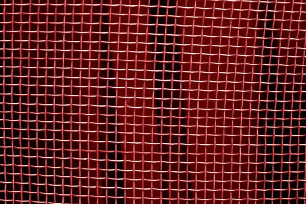 Kovové Mřížky Mřížky Vzor Červených Tónů Abstraktní Pozadí Textury — Stock fotografie