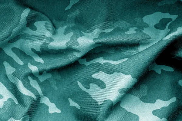 Στρατιωτική Στολή Μοτίβο Blur Επίδραση Κυανό Τόνο Αφηρημένα Φόντο Και — Φωτογραφία Αρχείου
