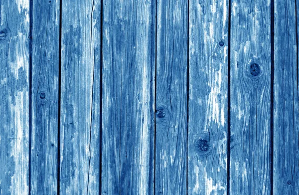 Old Wooden Fence Pattern Navy Blue Color Abstract Background Texture — Stock Photo, Image