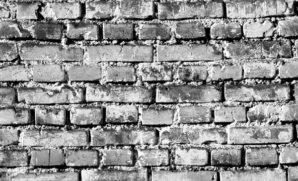 Gruñona Pared Ladrillo Blanco Negro Fondo Abstracto Textura Para Diseño — Foto de Stock