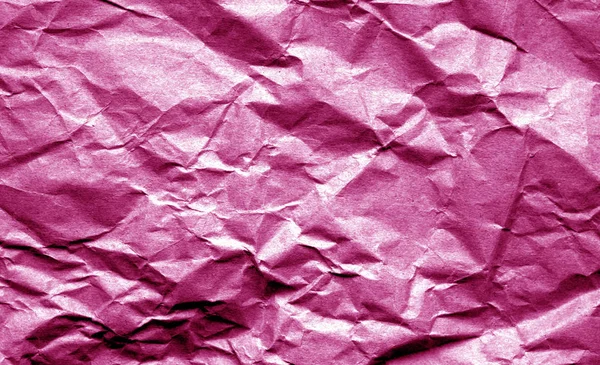 Vecchia Carta Spiegazzata Con Involucri Colore Rosa Sfondo Astratto Texture — Foto Stock