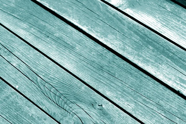 Wooden Floor Pattern Blur Effect Cyan Tone Abstract Background Texture — Stock Photo, Image