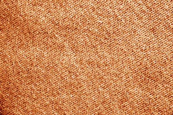 Dziewiarskie Wzór Kolorze Pomarańczowym Tło Tekstura Projektowania — Zdjęcie stockowe