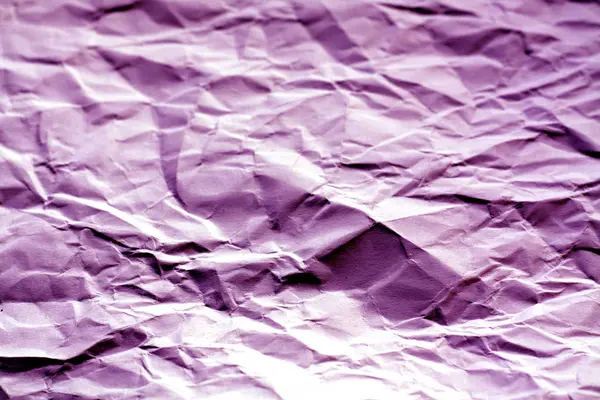 Crumpled Sheet Paper Blur Effect Purple Tone Abstract Background Texture — Stock Photo, Image