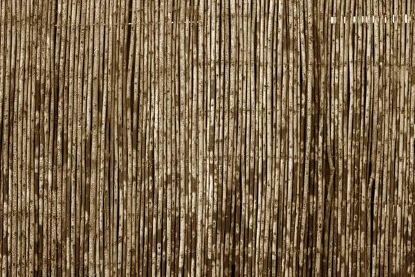 Выветрившийся Бамбуковый Забор Коричневым Тоном Абстрактный Фон Текстура Дизайна — стоковое фото