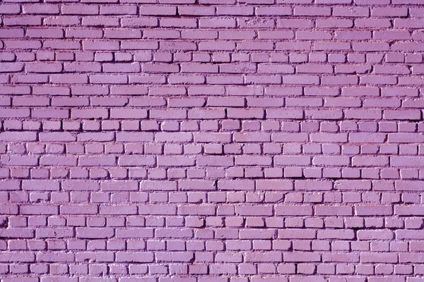 Violet Color Old Grungy Brick Wall Surface Abstract Architectural Background — Stock Photo, Image