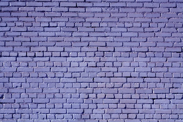 Blue Color Old Grungy Brick Wall Surface Abstract Architectural Background — Stock Photo, Image