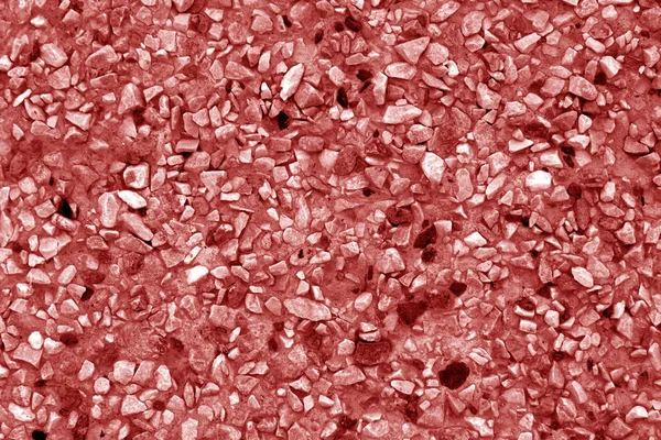 Куча Мелких Гравийных Камней Красным Тоном Сезонный Природный Фон — стоковое фото