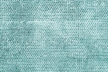 Eski paslı metal bir yüzeye camgöbeği tonda. Arka plan ve doku.